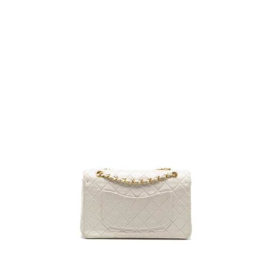 Chanel vintage Medium Classic Double Flap Bag Lambskin White