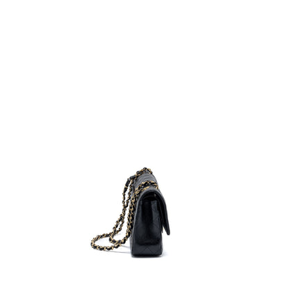 Chanel Medium classic double flap bag caviar black