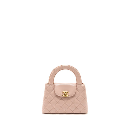 Chanel 23k Mini Shopping Bag Calfskin Light Pink  Brushed (Microchip)