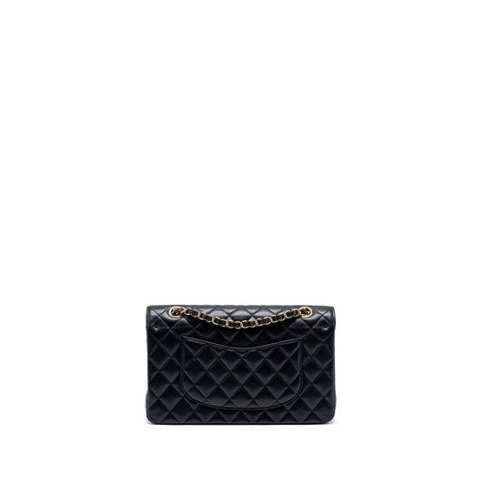 Chanel Medium classic double flap bag caviar black