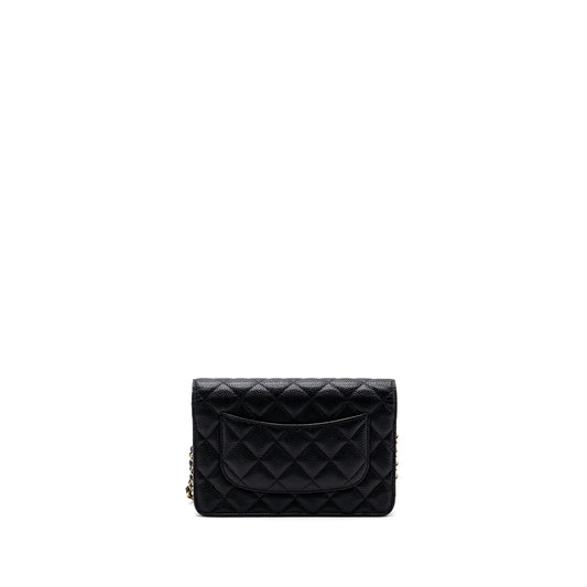 Chanel Classic Wallet On Chain Black Caviar Black