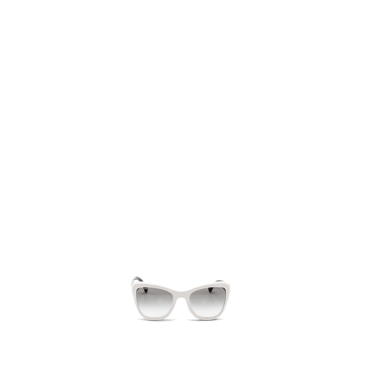 Chanel Magnetic Clip On Sunglasses Black/White