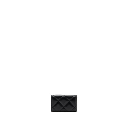 Chanel 19 flap card holder lambskin black  (microchip)