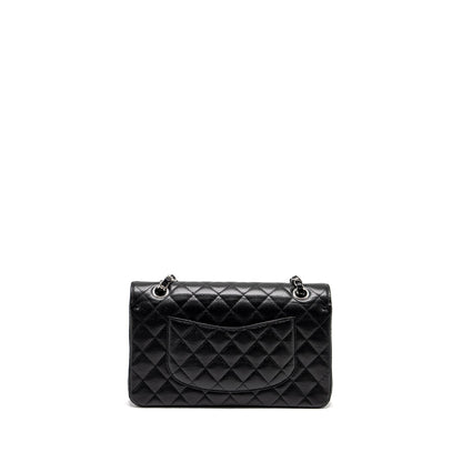 Chanel Medium Classic Double Flap Bag Caviar Black  (Microchip)