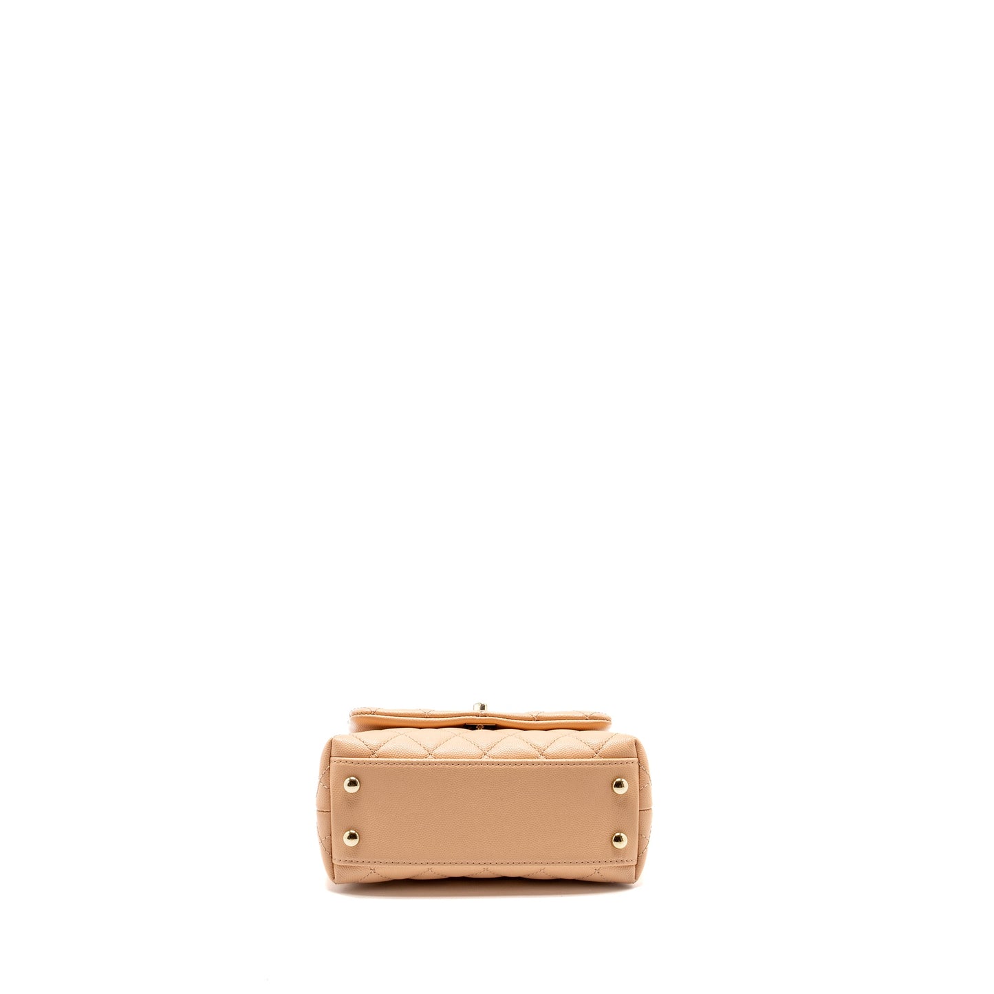 Chanel Mini Coco Handle Caviar BEIGE L