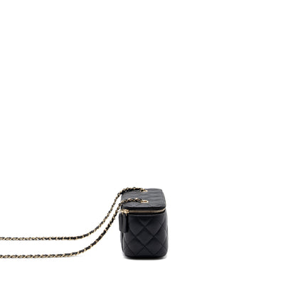 Chanel Long Vanity Case Caviar Black L