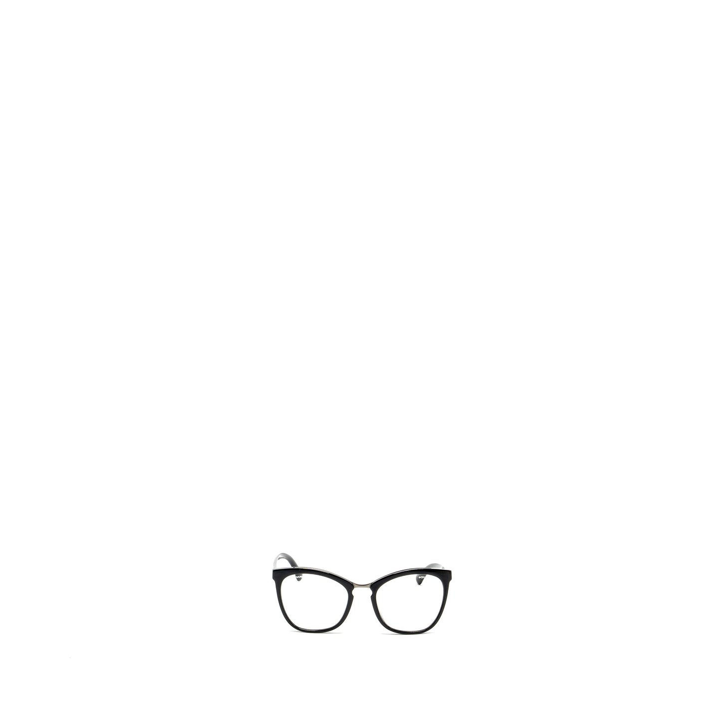 Chanel Magnetic Clip On Sunglasses Black/White