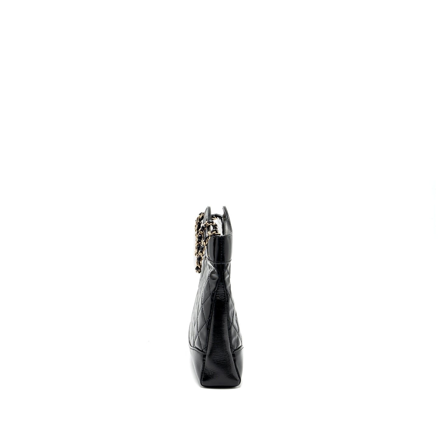 Chanel 23C mini 31 bag shiny calfskin black L (microchip)