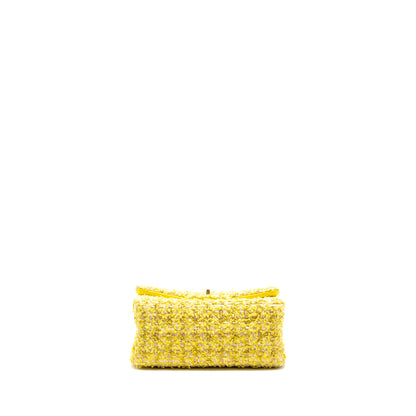 Chanel Mini 2.55 Reissue Flap Bag Tweed Yellow