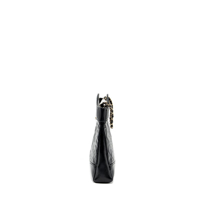 Chanel 23C mini 31 bag shiny calfskin black L (microchip)