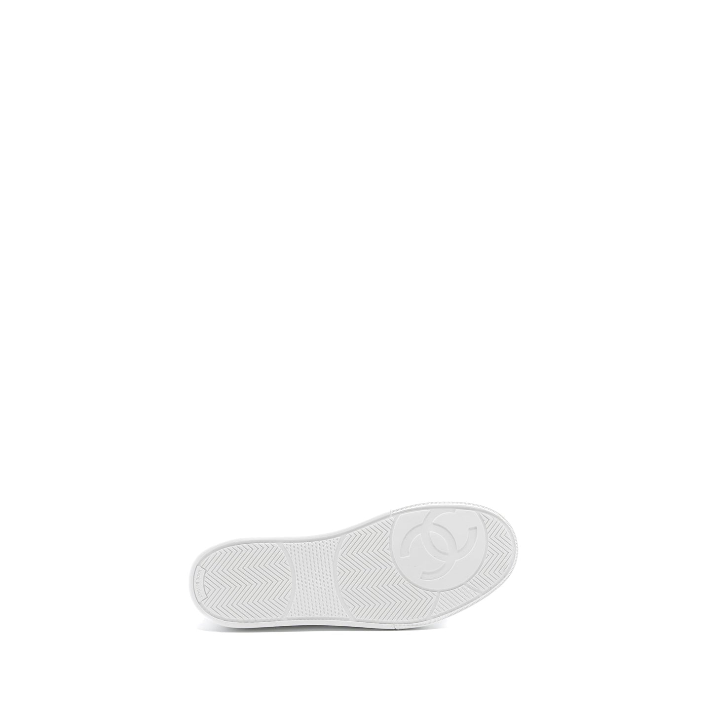 Chanel size 38.5 sneakers black / white