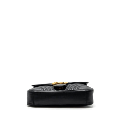 Gucci medium gg Marmont bag calfskin black