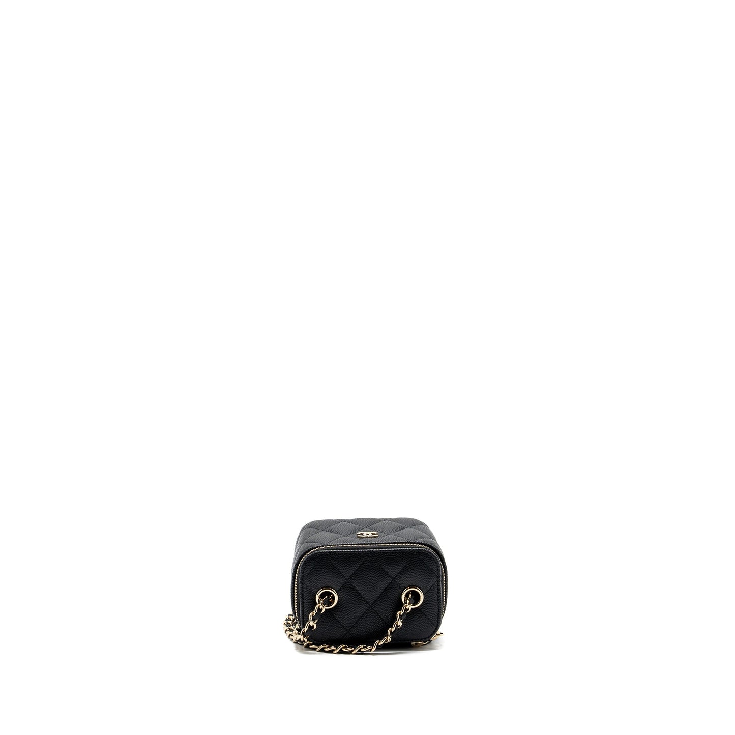 Chanel Mini Vanity Case Caviar Black L