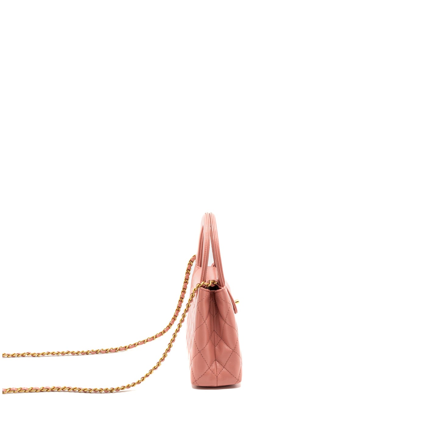 Chanel 23k Mini Shopping Tote Calfskin Pink Brushed (Microchip)