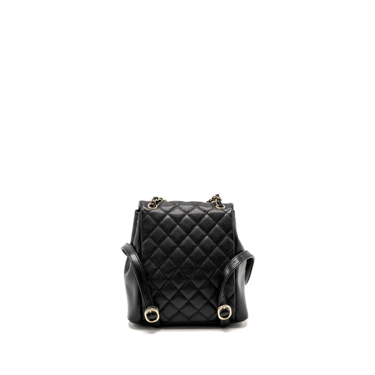 Chanel Triple Pack Backpack Caviar Black L (Microchip)