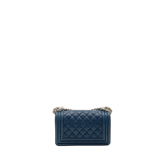 Chanel Small Boy Bag Caviar Navy