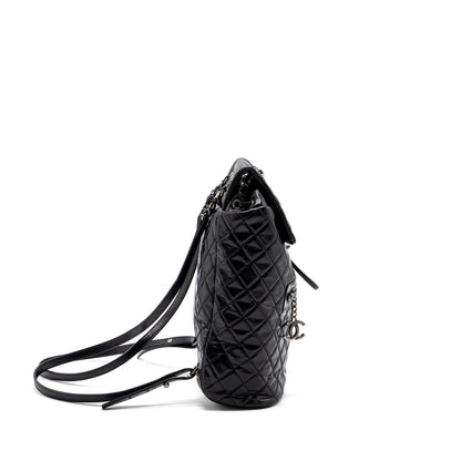 CHANEL Large QUILTED Mountain  BACKPACK CALFSKIN BLACK