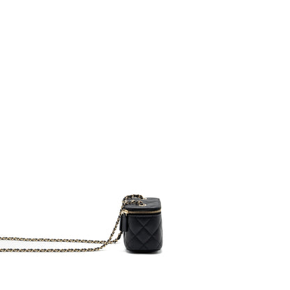 Chanel Mini Vanity Case Caviar Black L