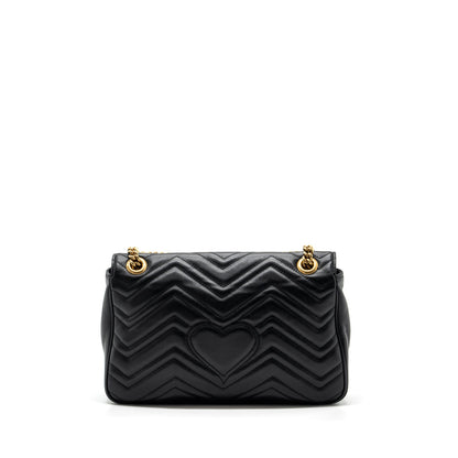 Gucci medium gg Marmont bag calfskin black