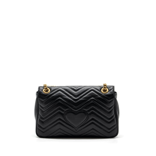 Gucci medium gg Marmont bag calfskin black