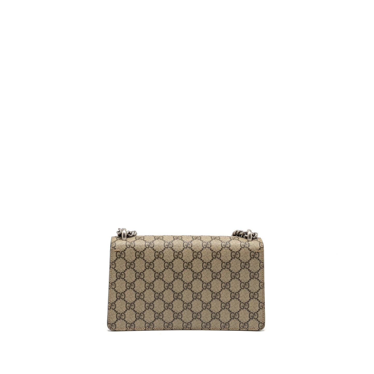 Gucci Dionysus Shoulder Bag GG Supreme Canvas/Suede Beige SHW
