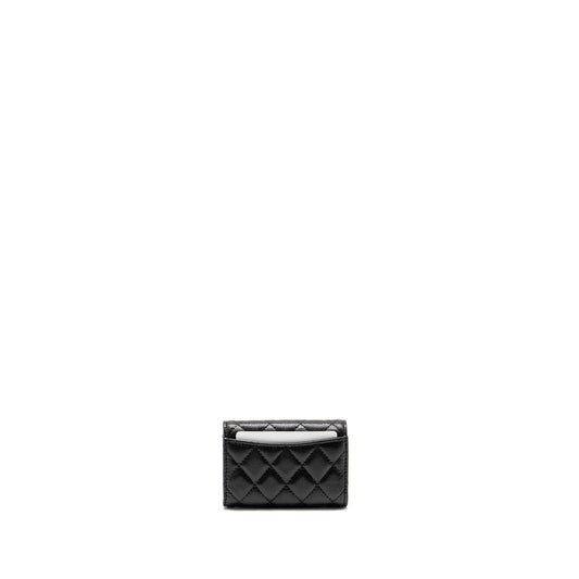 Chanel Classic Flap Key Holder Caviar Black L (Microchip)