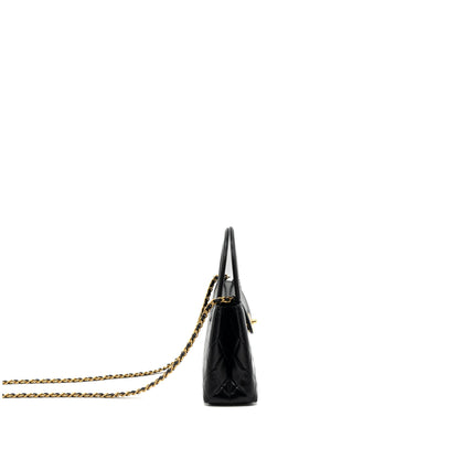 Chanel 23K kelly bag calfskin black  (microchip)