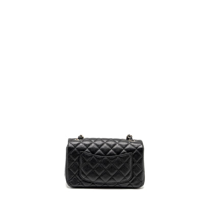 Chanel Mini Rectangular Flap Bag caviar black