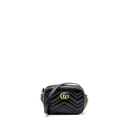 Gucci GG Marmont Matelasse Mini Bag Calfskin Black