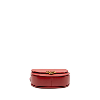Chanel Medium Coco Curve Flap Bag Calfskin Red