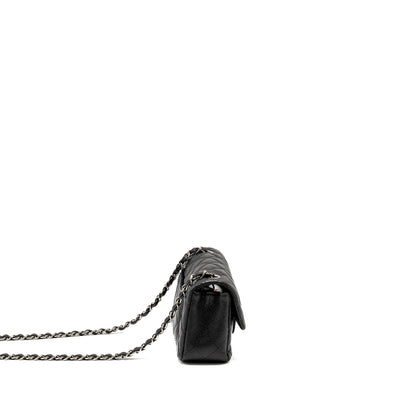 Chanel Mini Rectangular Flap Bag caviar black