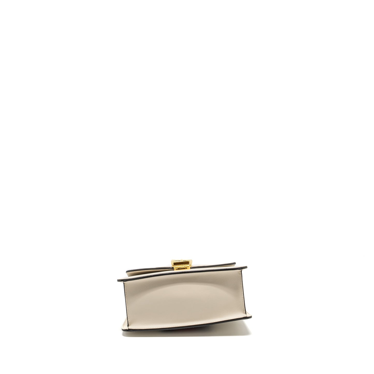 Gucci Mini Sylvie Top Handle Bag Calfskin White