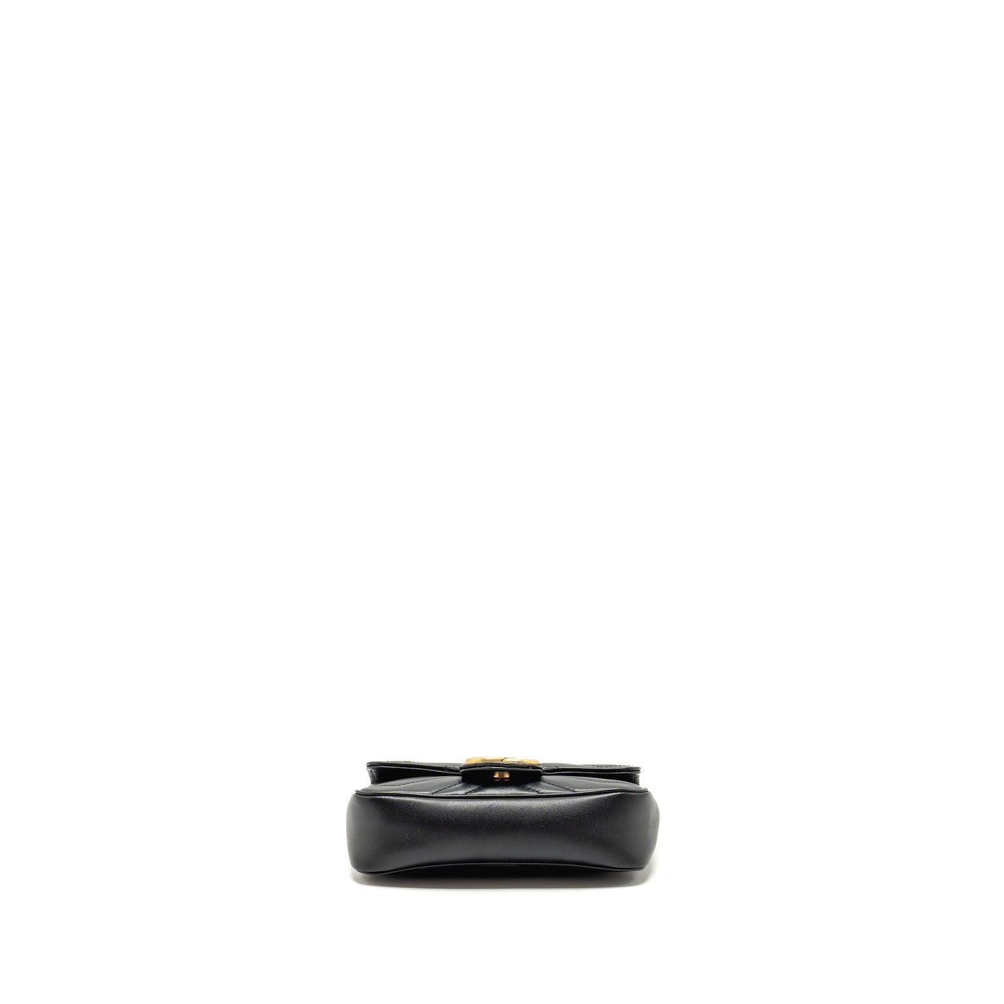 Gucci Super Mini GG Marmont Calfskin Black