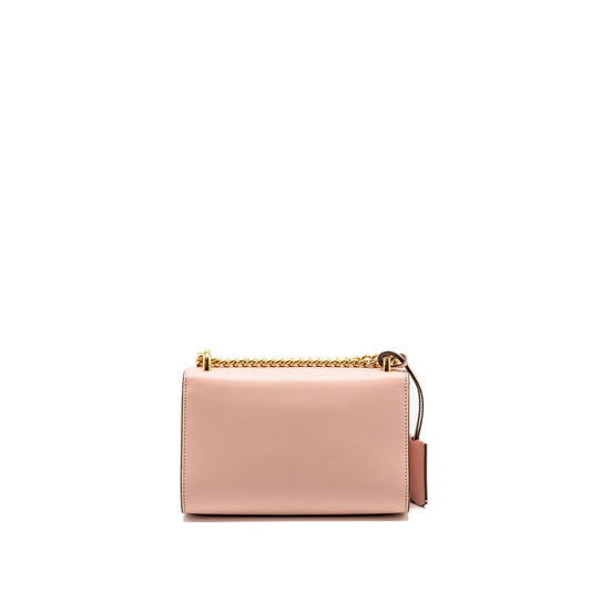 Gucci Padlock Chain Bag Crystal Stars Calfskin Pink