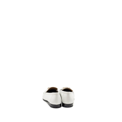 Hermes Size 37 Mocassin Royal Loafer Calfskin White