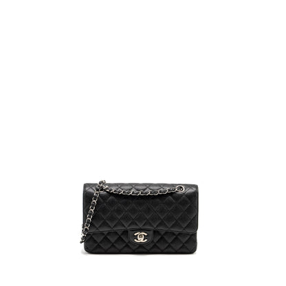 Chanel Medium Classic Double FLAP Bag Caviar Black