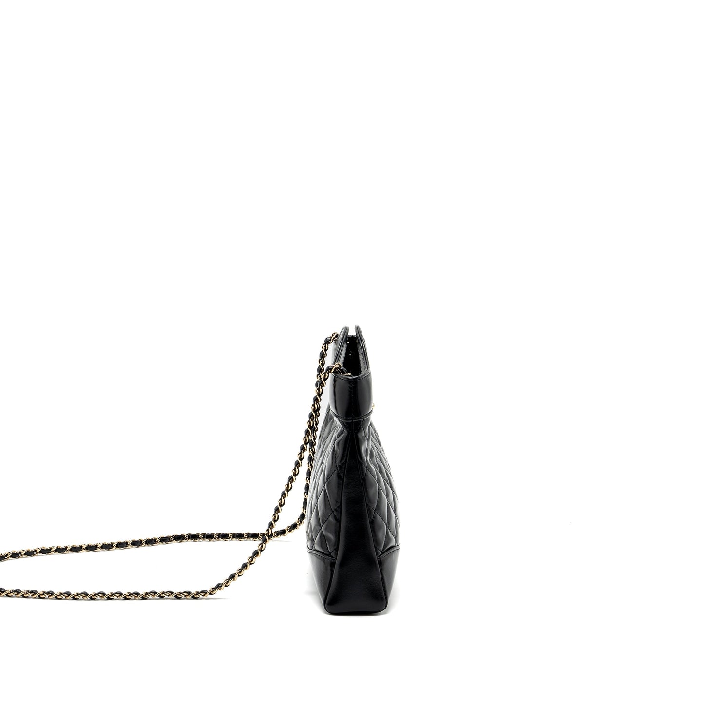 Chanel 24C mini 31 bag shiny calfskin black L (microchip)