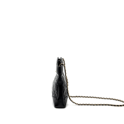 Chanel 24C mini 31 bag shiny calfskin black L (microchip)
