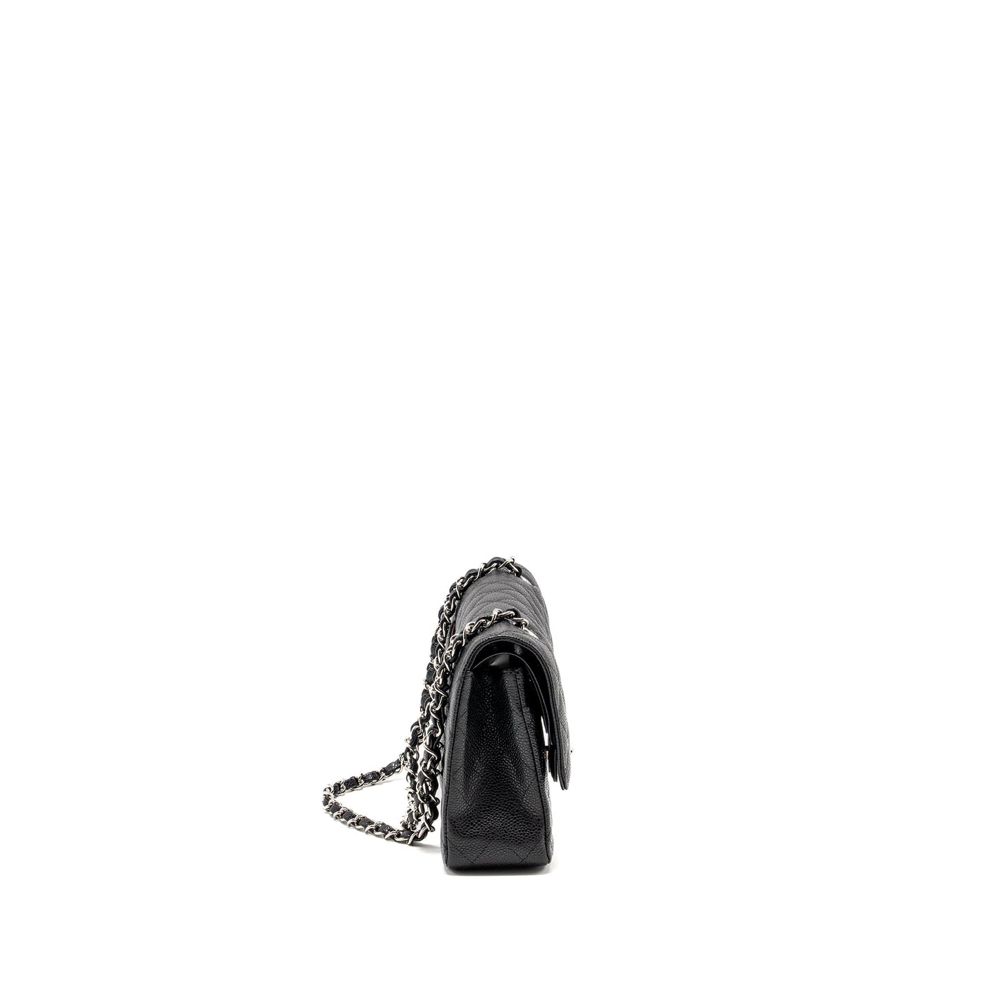 Chanel Medium Classic Double FLAP Bag Caviar Black