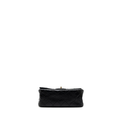Chanel Mini 2.55 Reissue Flap Bag Aged Calfskin Black Brushed