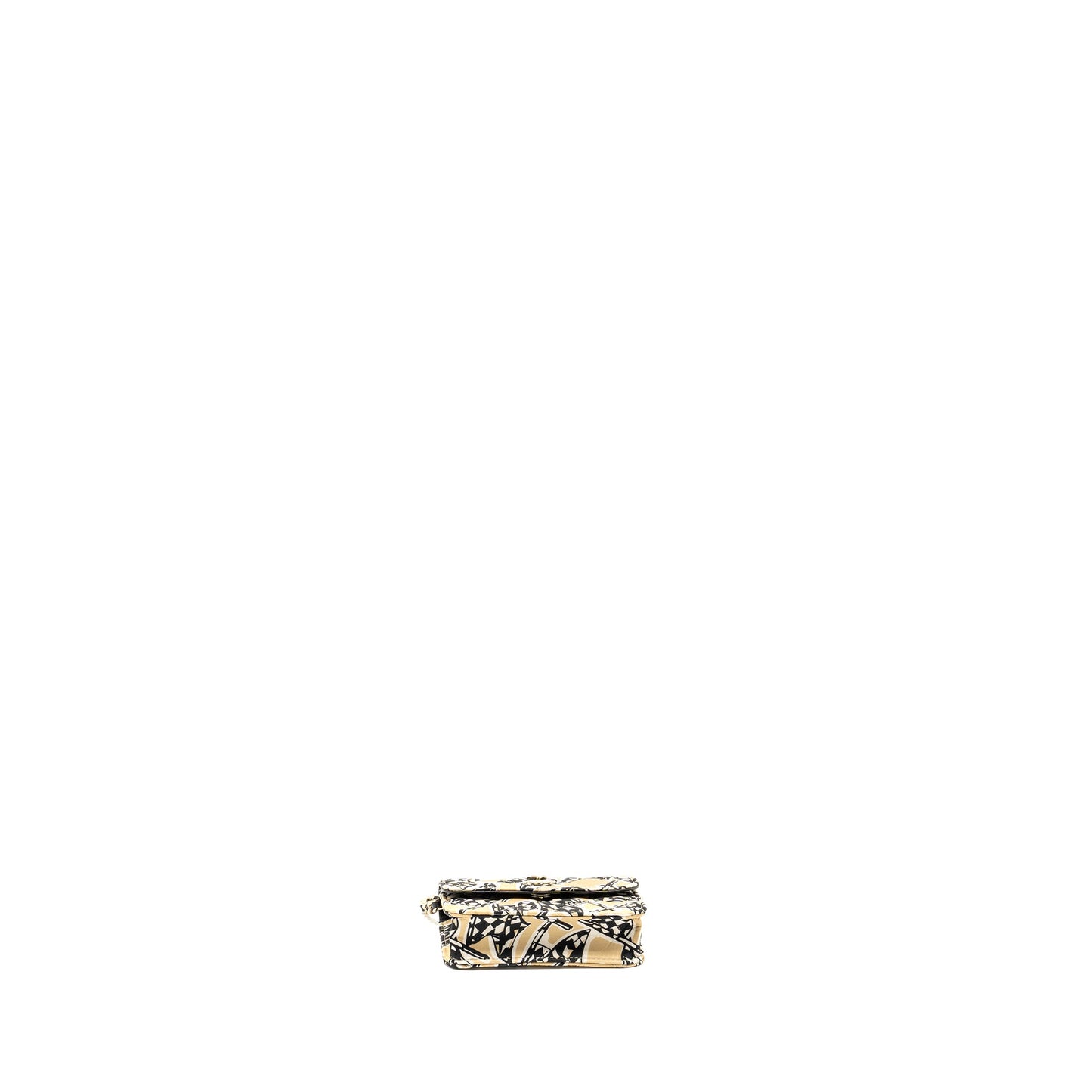 Chanel Mini flap bag Fabric Beige / Multicolour L (microchip)