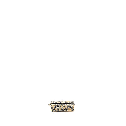 Chanel Mini flap bag Fabric Beige / Multicolour L (microchip)