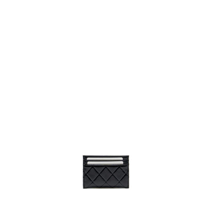 Chanel 31 card holder shiny goatskin black L (microchip)