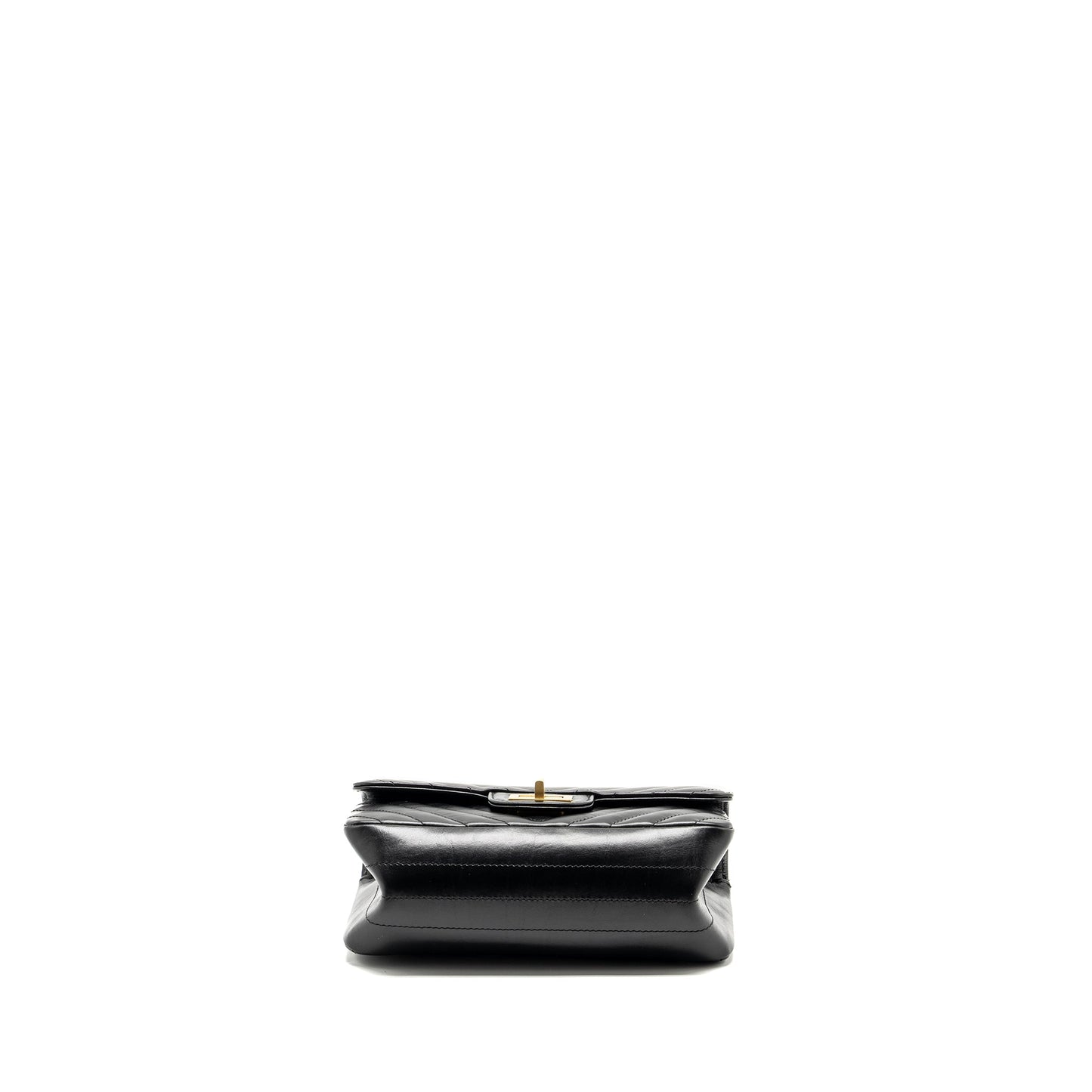 Chanel Mini 2.55 Reissue Chevron Calfskin Black  (Microchip)