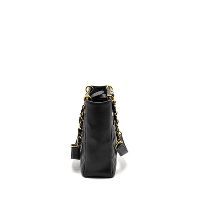 Chanel Petit Shopping Tote Bag Caviar BLACK