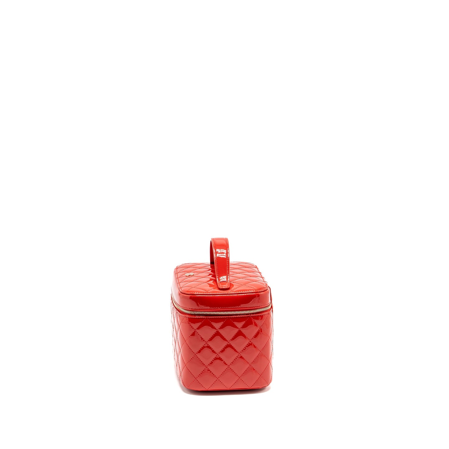 Chanel Large Vanity Pouch Patent Red