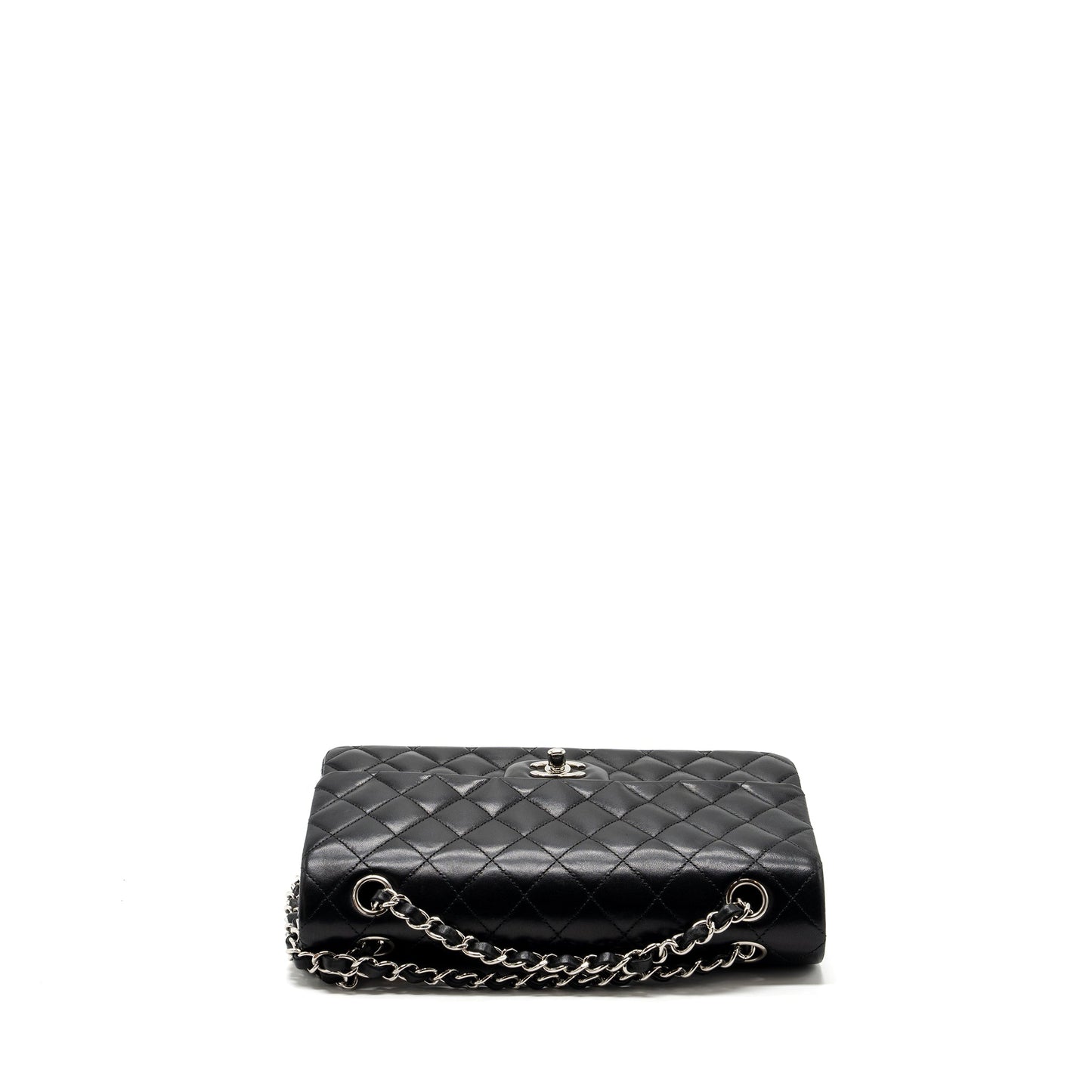 Chanel medium classic double flap bag lambskin black