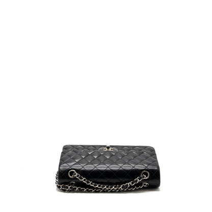 Chanel medium classic double flap bag lambskin black