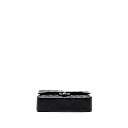 Chanel medium classic double flap bag lambskin black