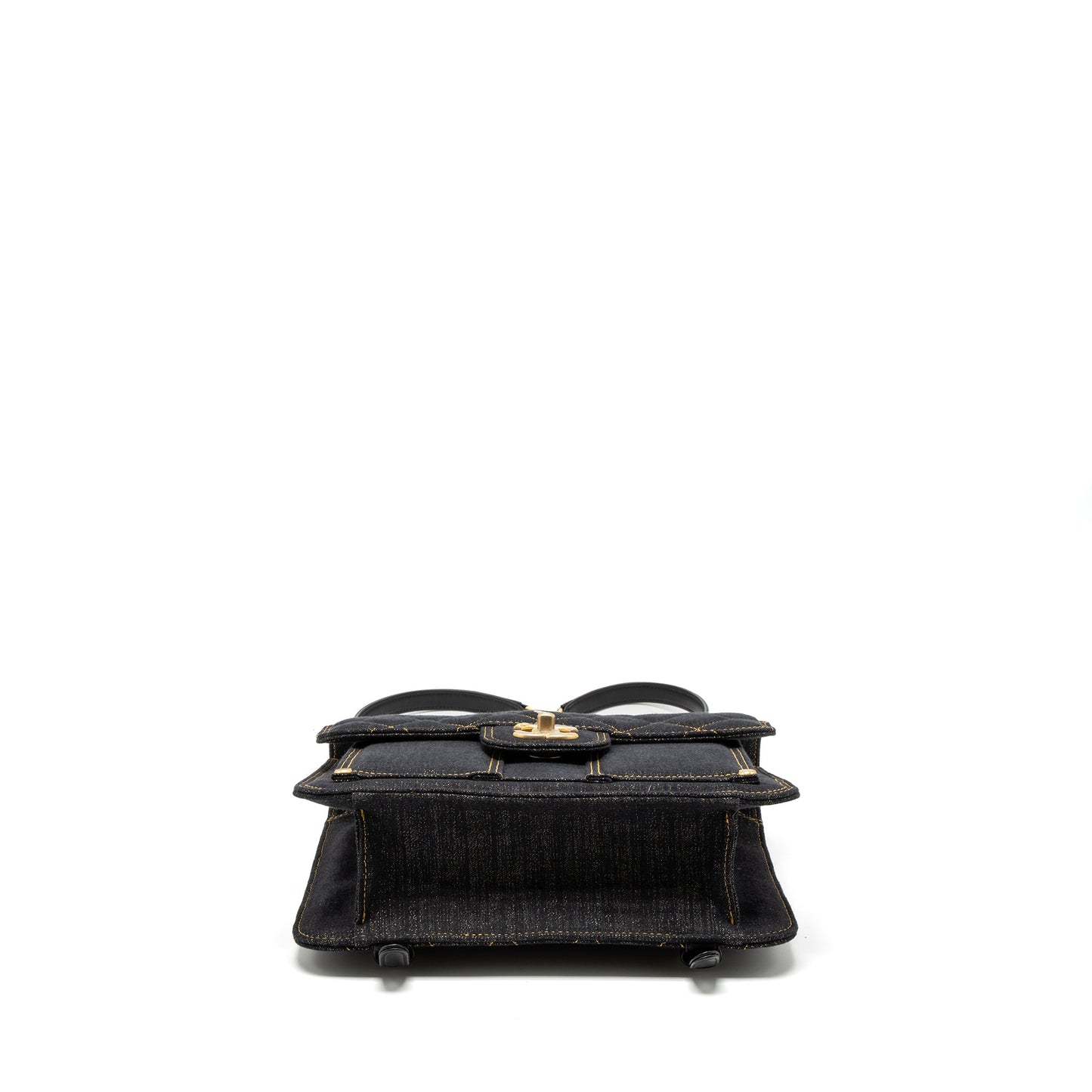 Chanel 23S Flap Backpack Denim Dark Blue Brushed  (Microchip)